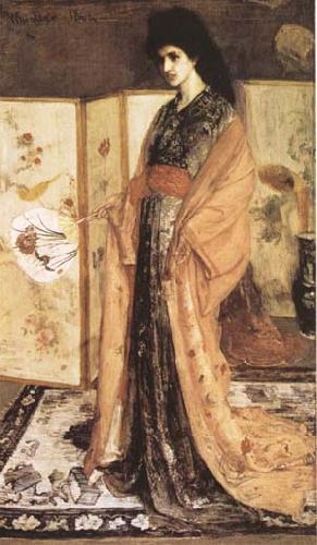James Abbott McNeil Whistler Rose and Silver La Princesse du Pays de la Porcelaine (mk09) Spain oil painting art